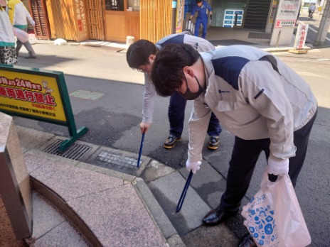 宮城県　仙台市　建設会社　建築　施工管理　工務店　求人　社会貢献清掃　社会貢献　社会貢献活動　地域貢献　ポイ捨て防止キャンペーン　勾当台公園